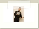 Jeff rehearsing for his play HOW TO MAKE AN AMERICAN FAMILY.